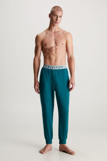 Buy Calvin Klein Green Steel Loungewear Lounge Joggers from Next Netherlands