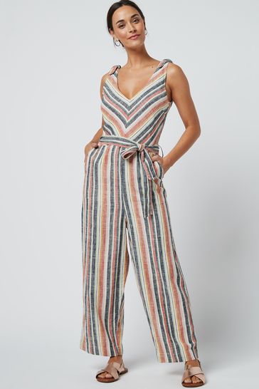 Multi stripe jumpsuit new arrivals