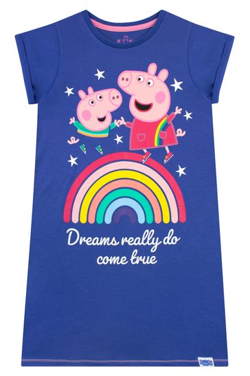 Buy Character Pink Blue Peppa Pig Pyjamas and Nightdress Set from Next Turkey