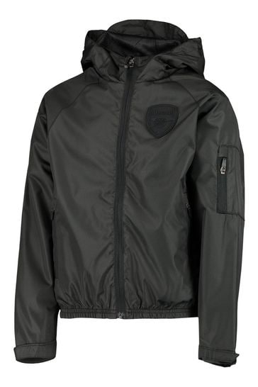 Buy Fanatics Liverpool Tonal Crest Black Raincoat Boys from Next Bahrain