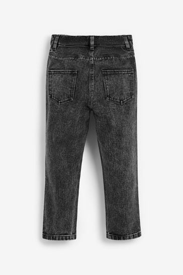 Jeans con piega stirata - Nero/righe - DONNA | H&M IT
