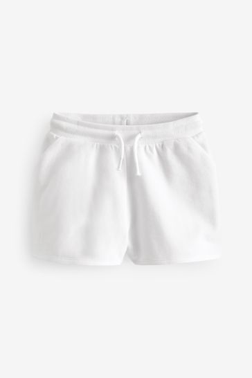 Plain white sales sweat shorts