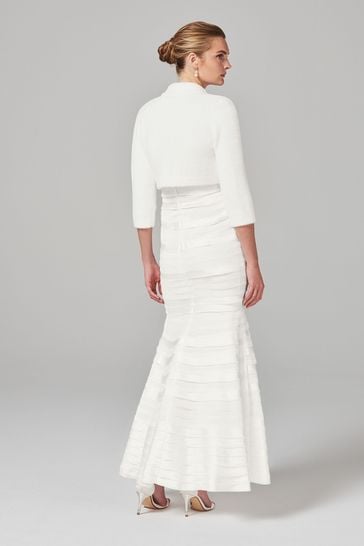 Buy Phase Eight Cream Fay Fluffy Bolero from Next Germany