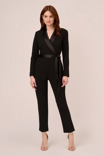 Adrianna papell jumpsuit black sale