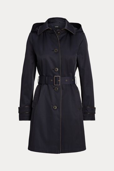 Ralph lauren store navy trench coat