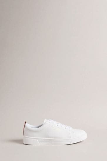 Zapatillas de deporte blancas con detalle de puntera y cincha Artioli de Ted Baker