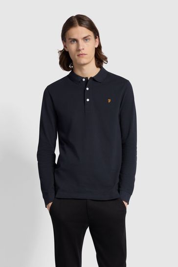 Farah Blanes Long Sleeve Polo Shirt