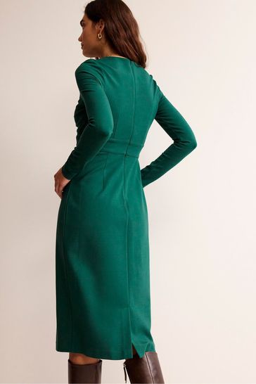 Boden green shop midi dress