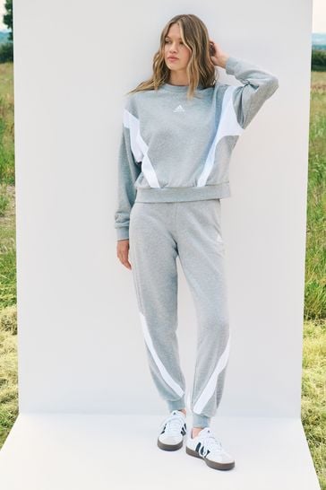 Womens adidas online grey tracksuit
