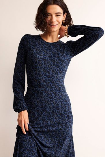 Buy Boden Blue Camille Jersey Midi Dress from Next Bahrain
