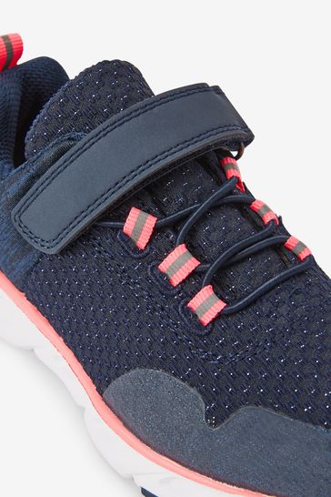 Navy and pink trainers 2025