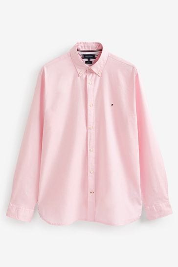 Tommy Hilfiger Pink Flex Oxford Shirt