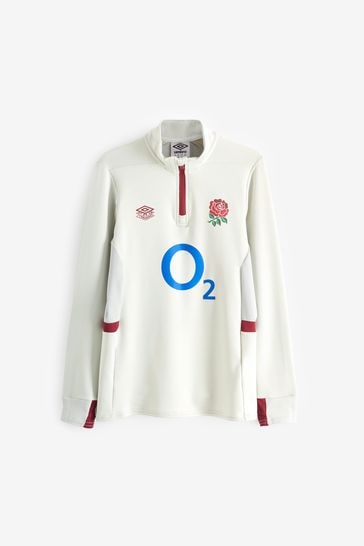 Umbro White England Rugby Kids Training Top