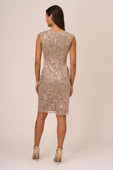Adrianna papell sequin sheath on sale dress