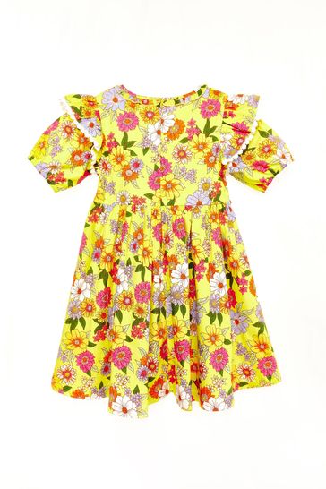 Nicole miller sale yellow dress