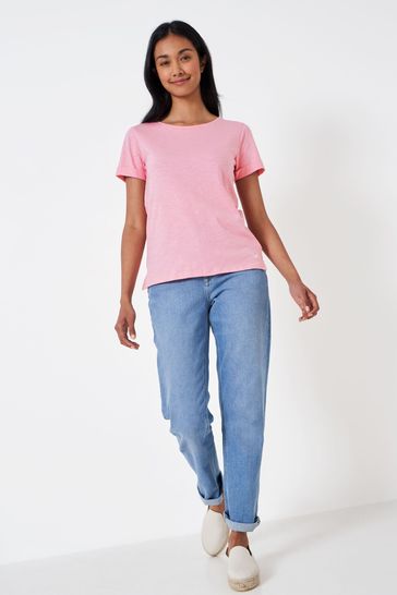 Perfect crew tee pink store