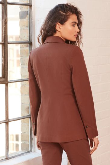 Rust coloured blazer discount
