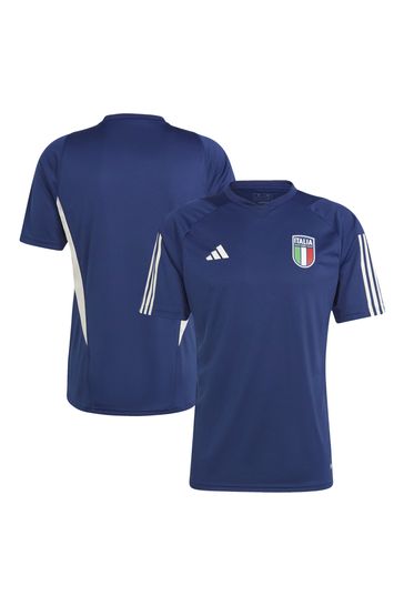 Buy adidas Blue Italy Training Jersey from Next Qatar