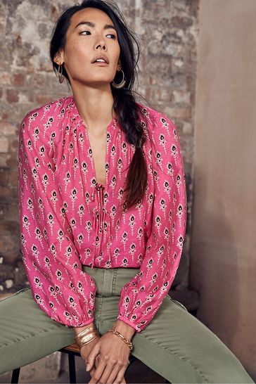 Mint velvet pink blouse clearance
