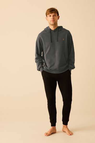 Oversize grey zip up hoodie deals