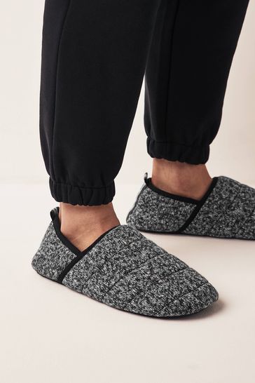 Men's closed back slippers top