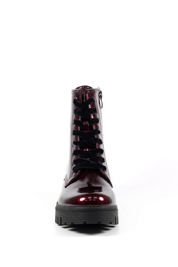 Buy Lunar Burgundy Red Danni Patent Ankle Boots from Next Singapore