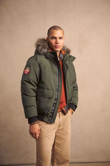 Superdry hooded coat 2025
