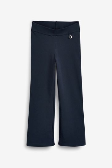 Buy Navy Blue Wide Leg Pants,midi Trousers Women Clothing,boho Pants,cotton  Trousers Palazzo Pants,wide Leg Pants,cotton Capris Trousers LCW8 Online in  India - Etsy
