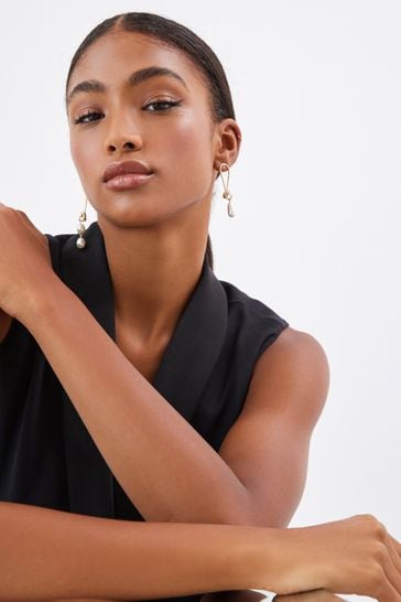 Next top pearl earrings