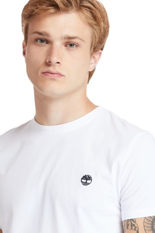 Buy Timberland Short Sleeve Dunstan River Crew Slim T-Shirt from Next USA | Sport-T-Shirts