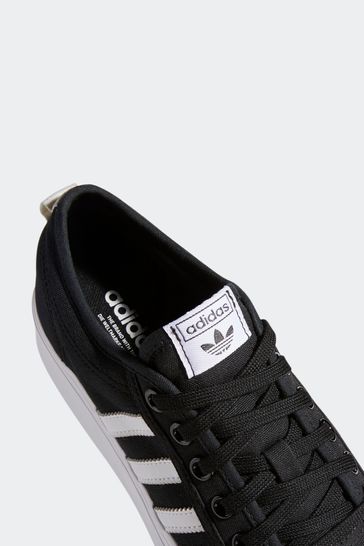 Buy adidas Originals Black Nizza Platform Trainers from Next Luxembourg