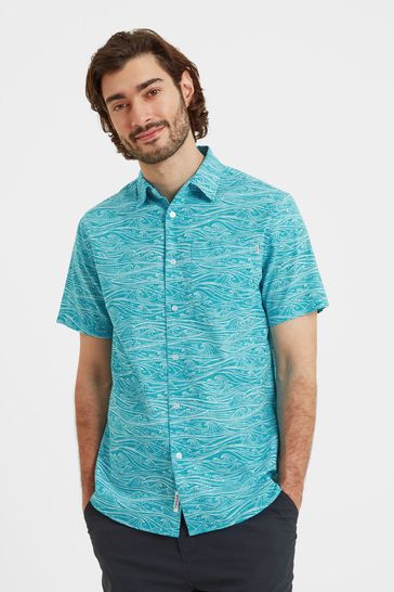 Teal short clearance sleeve shirt
