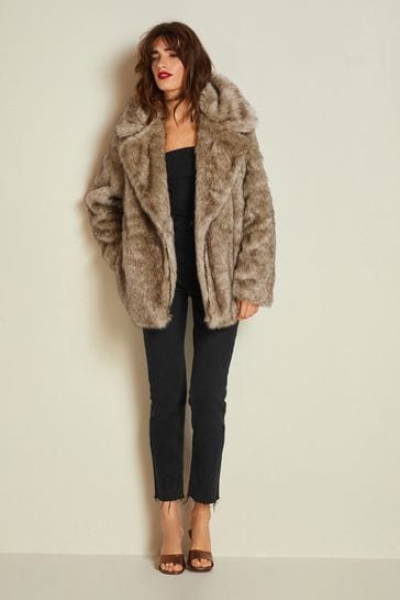 Next faux fur jacket hotsell