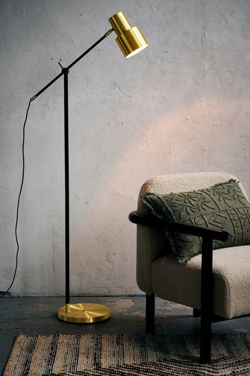 French Connection Black Sunaulo Floor Lamp