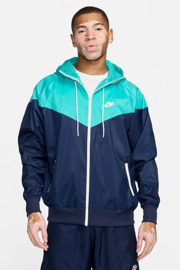 Nike Blue Sportswear Windrunner Hooded Jacket