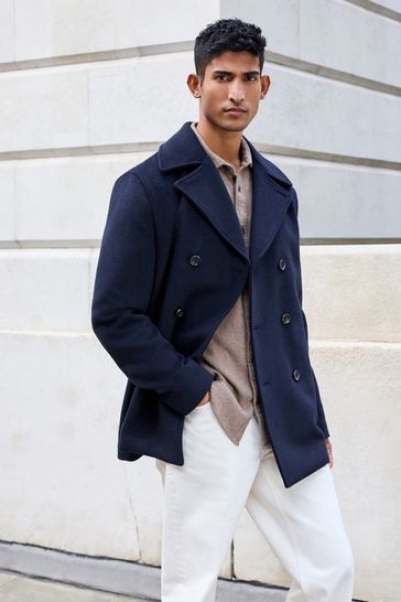 Hoodie under peacoat cheap