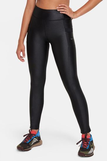 Buy Nike Black Dri-FIT One Training Leggings with Pockets from