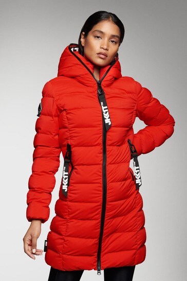 Buy JACK1T Red Full Hood Down Jacket from Next Ireland