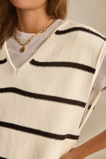Knitted v neck top 2025