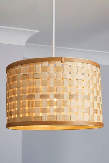 BHS Natural Woven Drum Shade