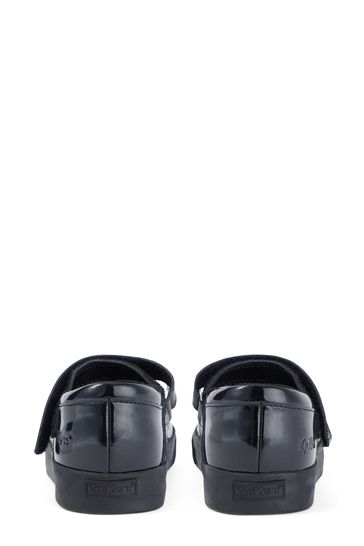 Buy Kickers Black Junior Tovni Brogue Mary Jane Patent Leather Shoes from Next Bahrain
