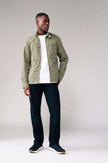 Buy Sage Green Shower Resistant Utility Shacket from Next Bahrain