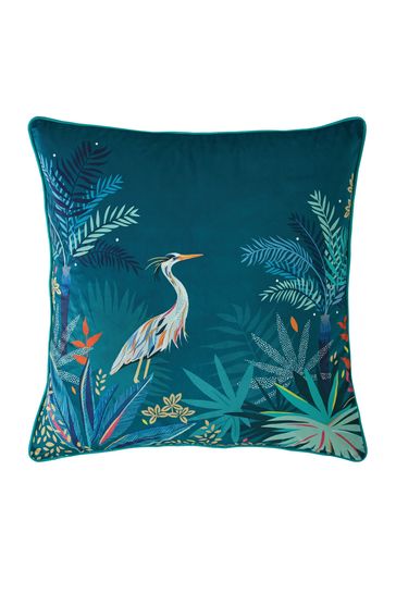 Blue heron pillow sales
