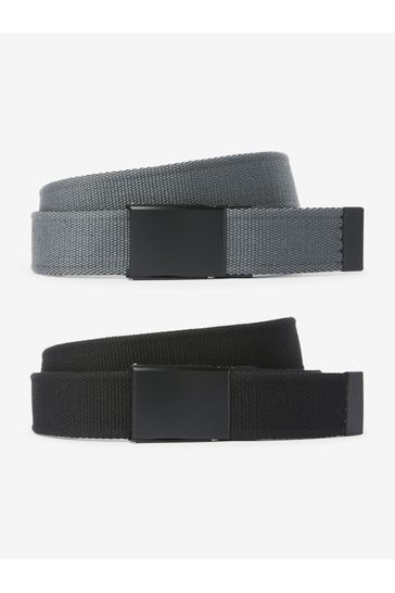 Black/Grey Reversible Belt