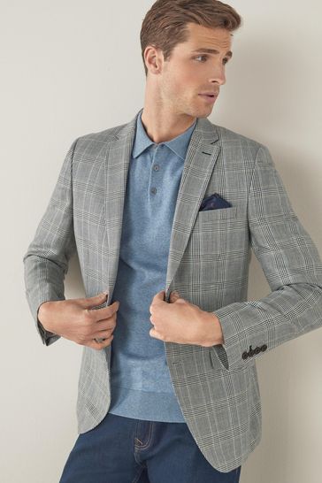 Next slim fit blazer online