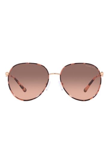 Michael Kors Gold Empire Aviator Sunglasses