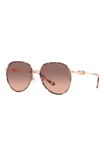 Buy Michael Kors Gold Empire Aviator Sunglasses from Next Netherlands