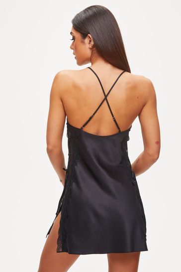 Buy Ann Summers Rosalie Satin Chemise Slip Nightie from Next Israel