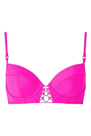 Ann Summers Size 36DD The Sunseeker FB Bikini Top Black rrp £34