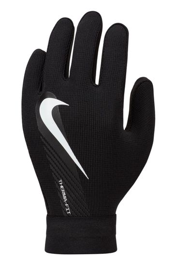 Nike Black Kids Therma Fit Academy Soccer Gloves